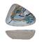 Hello Honey® 7.5" Multicolor Triangular Abstract Stoneware Bowl
